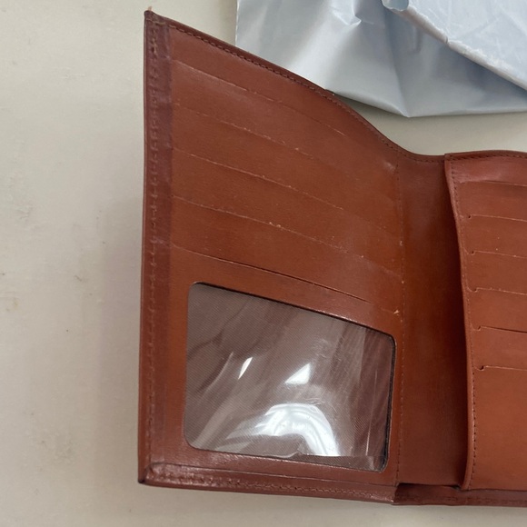 Brown Leather Wallet VINTAGE Dooney and bourse - Picture 15 of 16